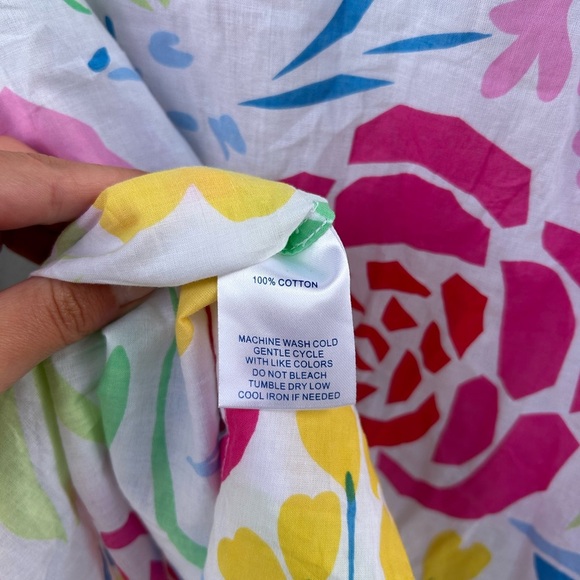 NWT Southern Tide 100% Cotton Shirt - Size XS - Flowers - Picture 10 of 12